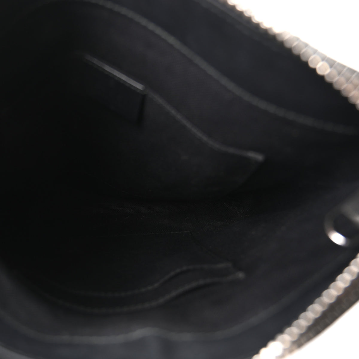 Gucci GG Supreme Monogram Web Small Flat Messenger Bag Black Grey 5 of 10