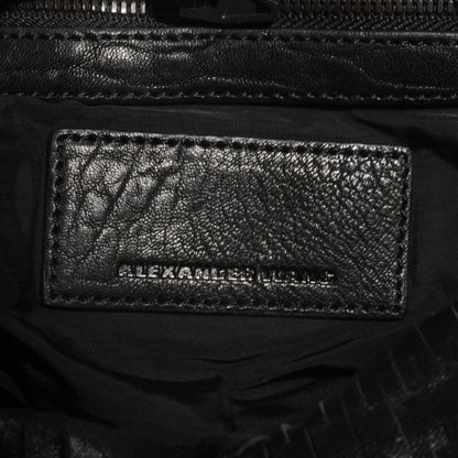Alexander Wang Leather Laser Cut Rocco Duffel w Black Nickel Hardware Black 6 of 6
