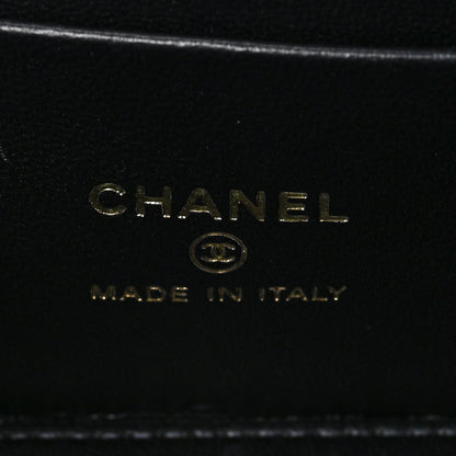 Chanel Caviar Quilted Sweetheart Vanity Case Black 6 of 9