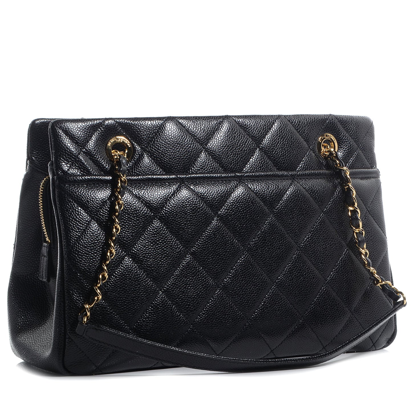 Caviar Timeless CC Shopping Tote Black