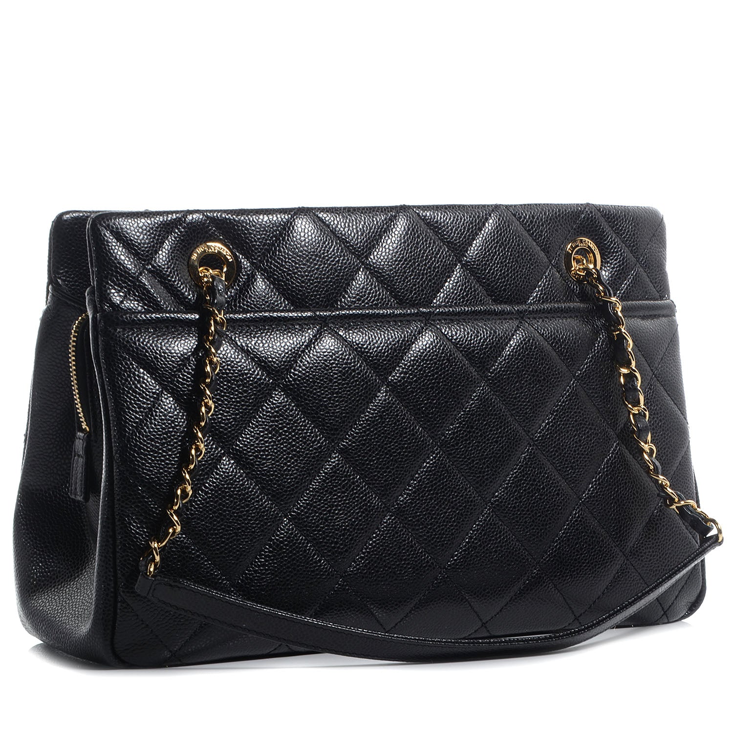Chanel Caviar Timeless CC Shopping Tote Black 3 of 8