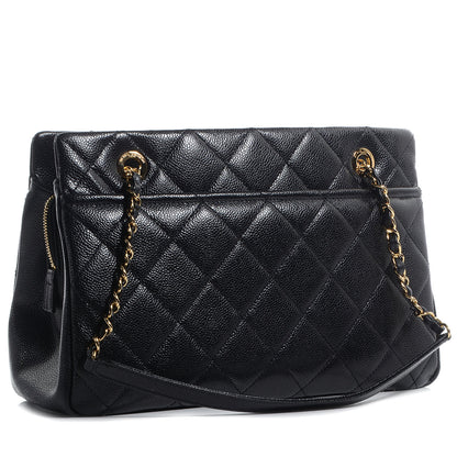 Chanel Caviar Timeless CC Shopping Tote Black 3 of 8