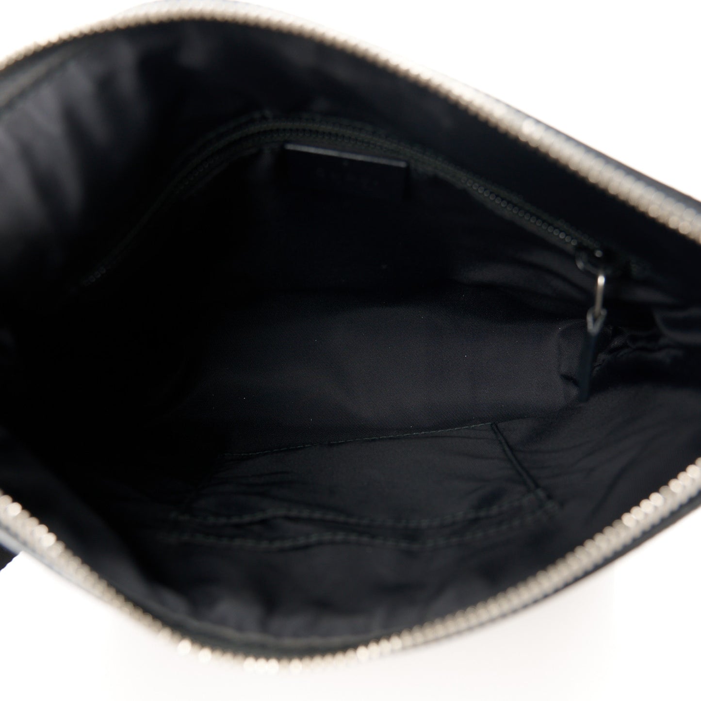 GG Supreme Monogram Web Messenger Bag Black