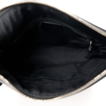 Gucci GG Supreme Monogram Web Messenger Bag Black 5 of 12