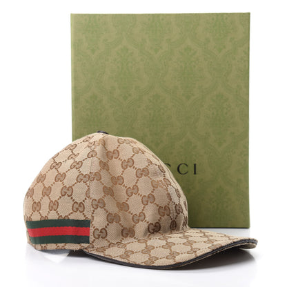 Gucci Monogram Web Baseball Hat L Beige Cocoa 8 of 8
