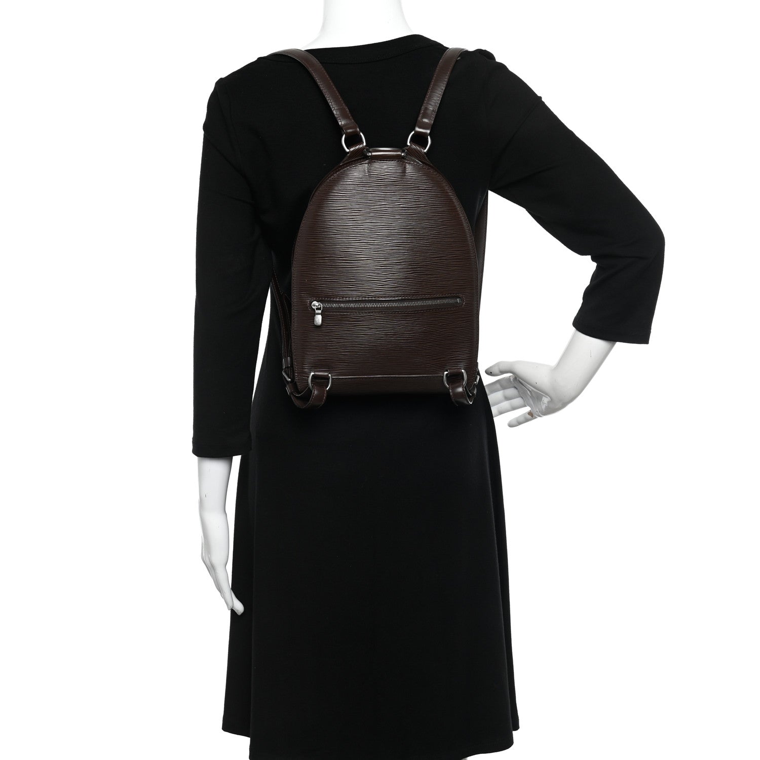 Louis Vuitton Epi Mabillon Backpack Moka 2 of 14