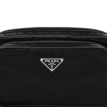 Prada Tessuto Nylon Saffiano Belt Bag Black 9 of 12