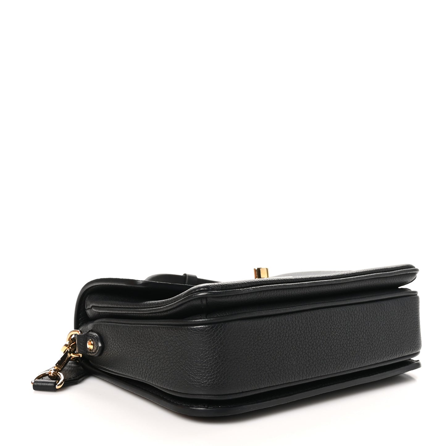 Grained Calfskin Lockme Oxford Black
