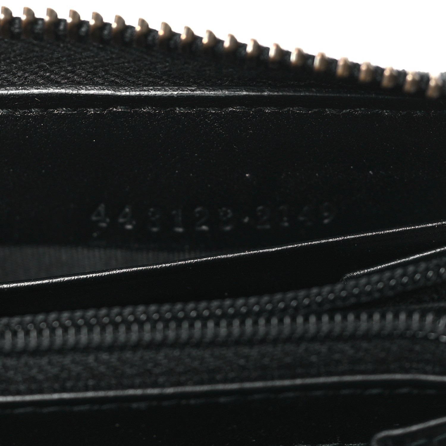 Gucci Calfskin Matelasse GG Marmont Zip Around Wallet Black 7 of 8