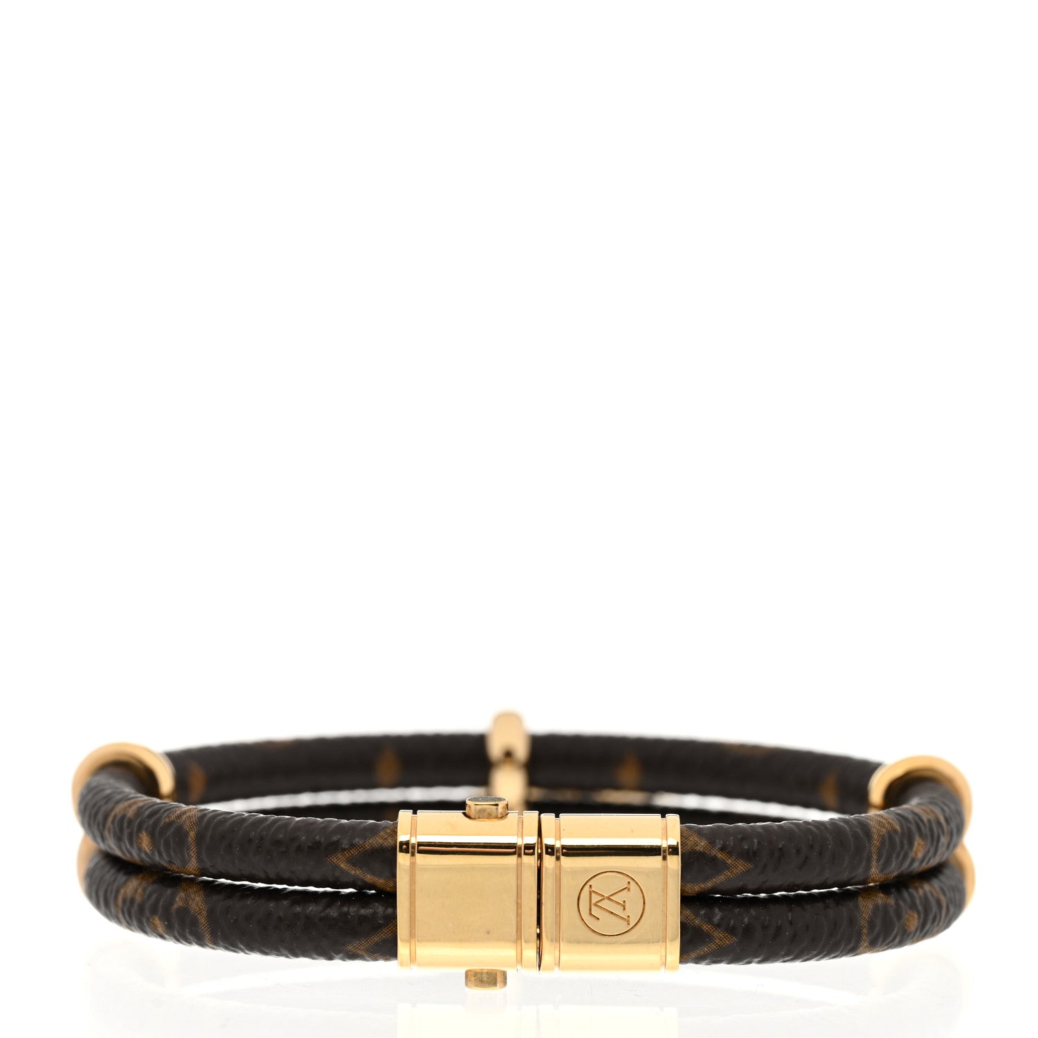 Louis Vuitton Monogram Keep It Twice Bracelet 17 3 of 5