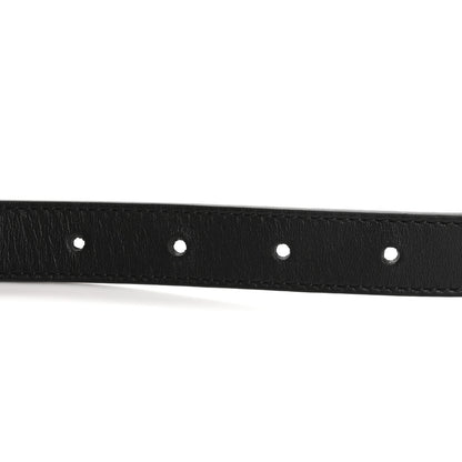 Gucci Calfskin Double G 20mm Belt 80 32 Black 3 of 6