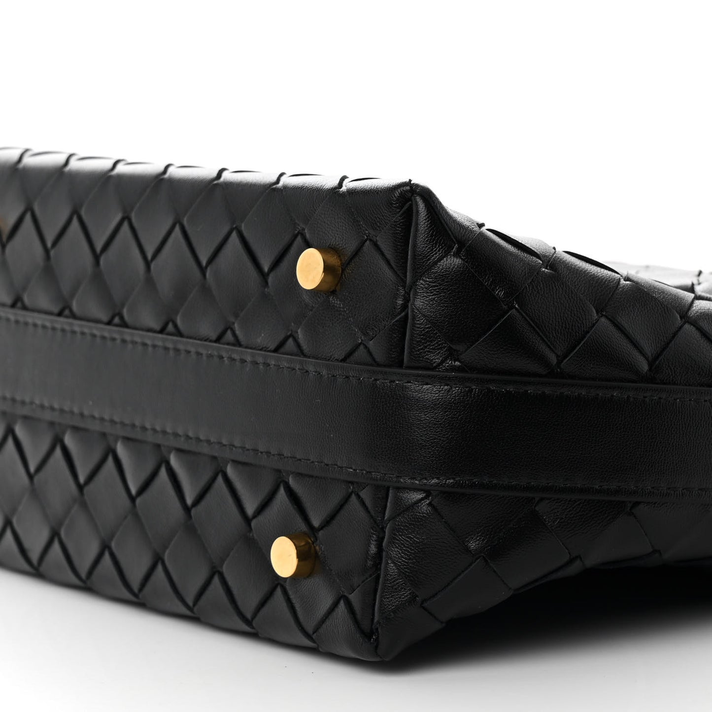 Calfskin Nappa Intrecciato Mini Wallace Black