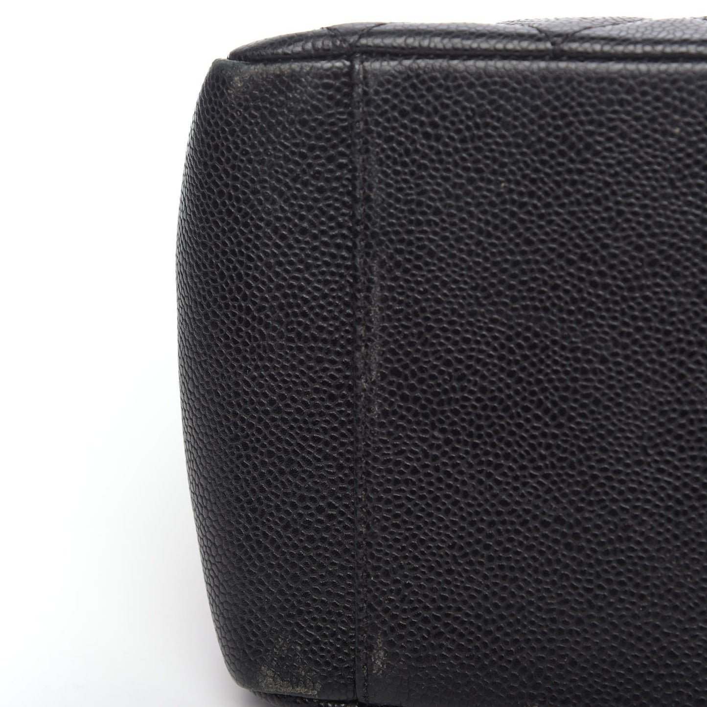Caviar Quilted Grand Shopping Tote GST Black