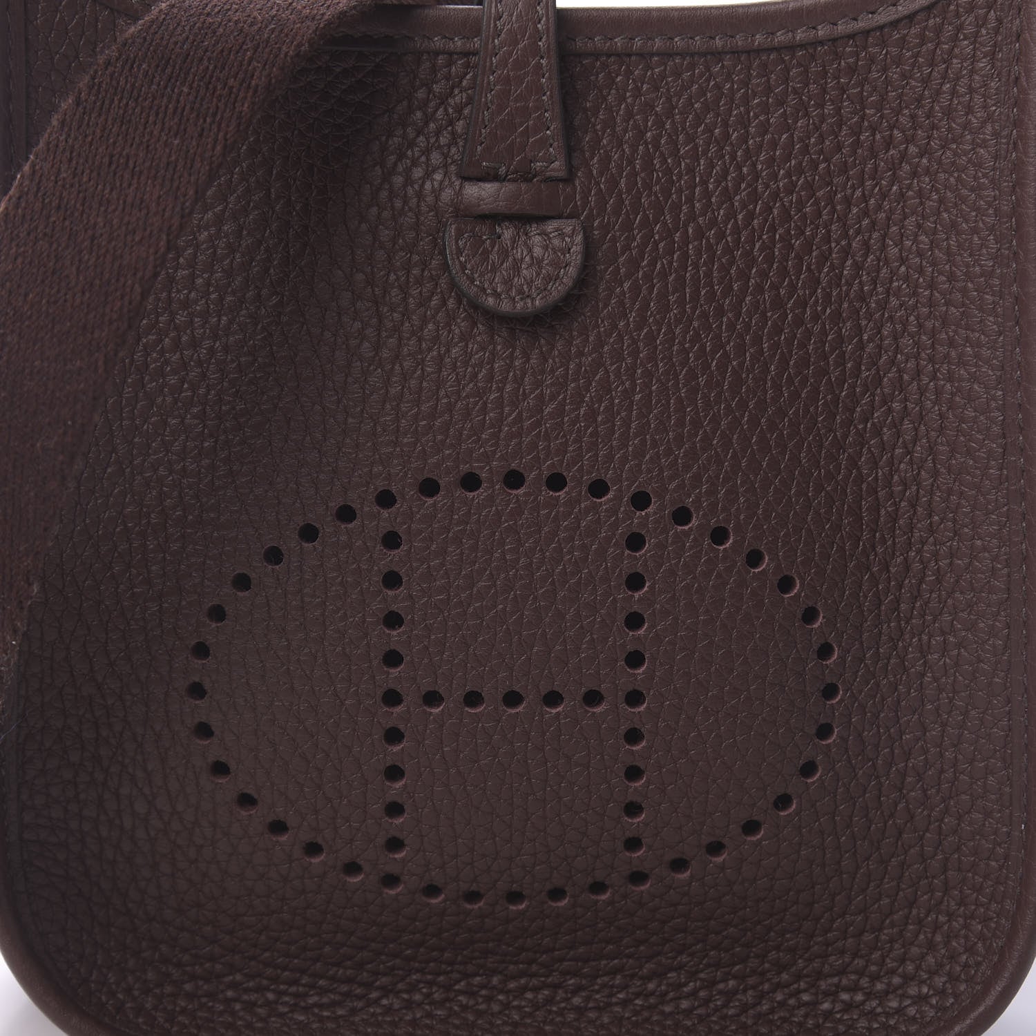 Hermes Taurillon Clemence Evelyne TPM Havane 9 of 10