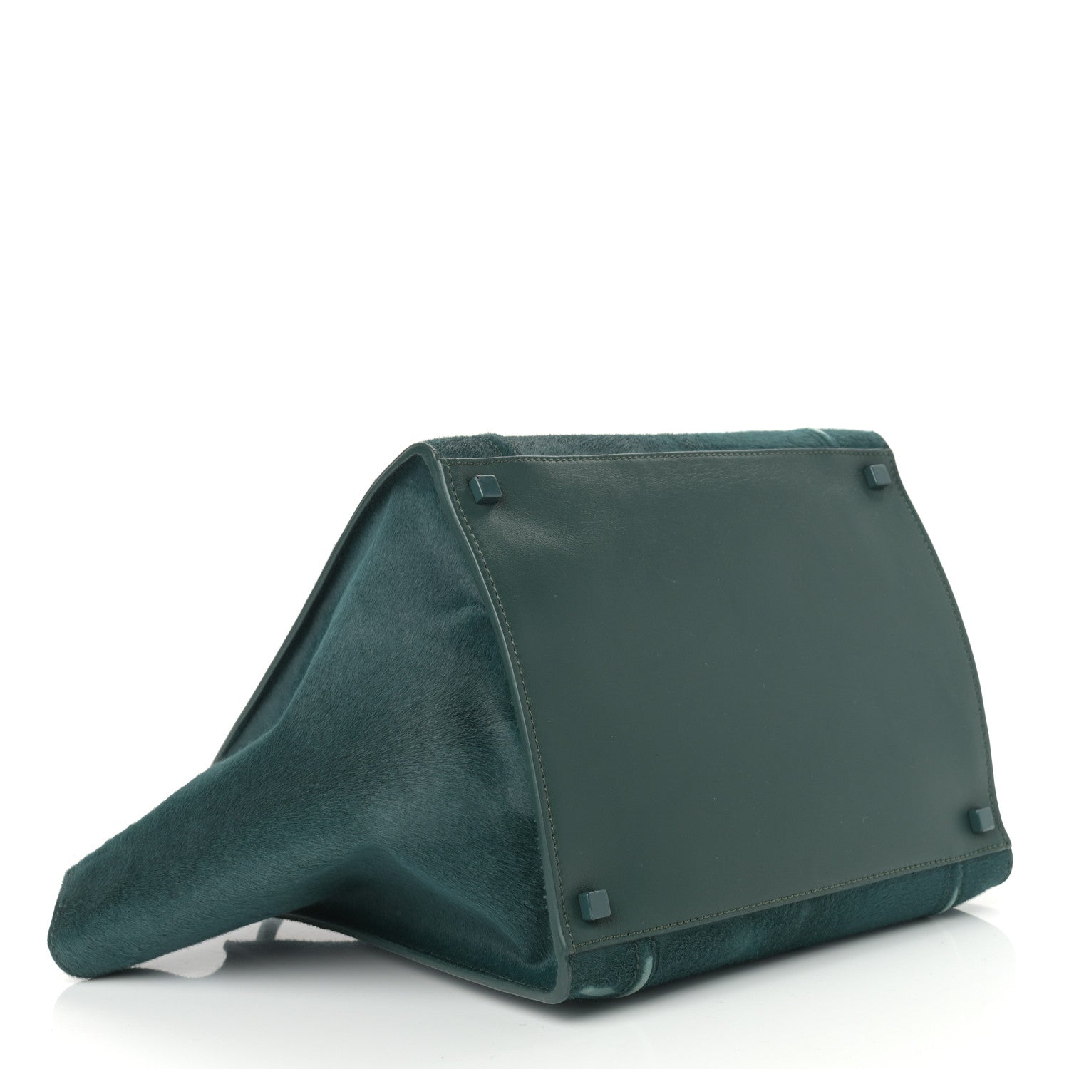 Celine Pony Hair Medium Phantom Luggage Jade 4 of 14
