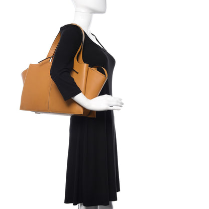 Celine Supple Natural Calfskin Medium Tri-Fold Bag Blonde 2 of 20