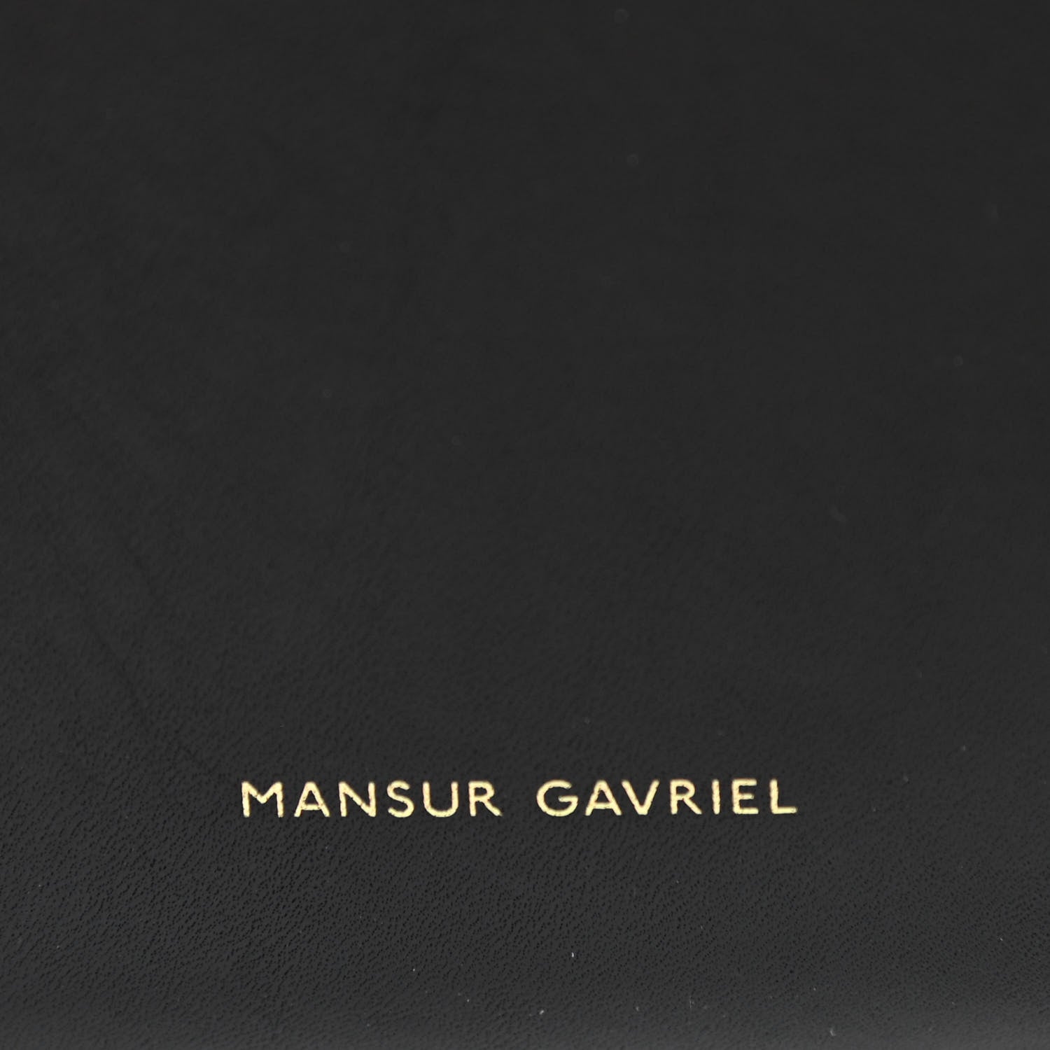 Mansur Gavriel Vegetable Tanned Calfskin Bucket Bag Black Royal 7 of 12