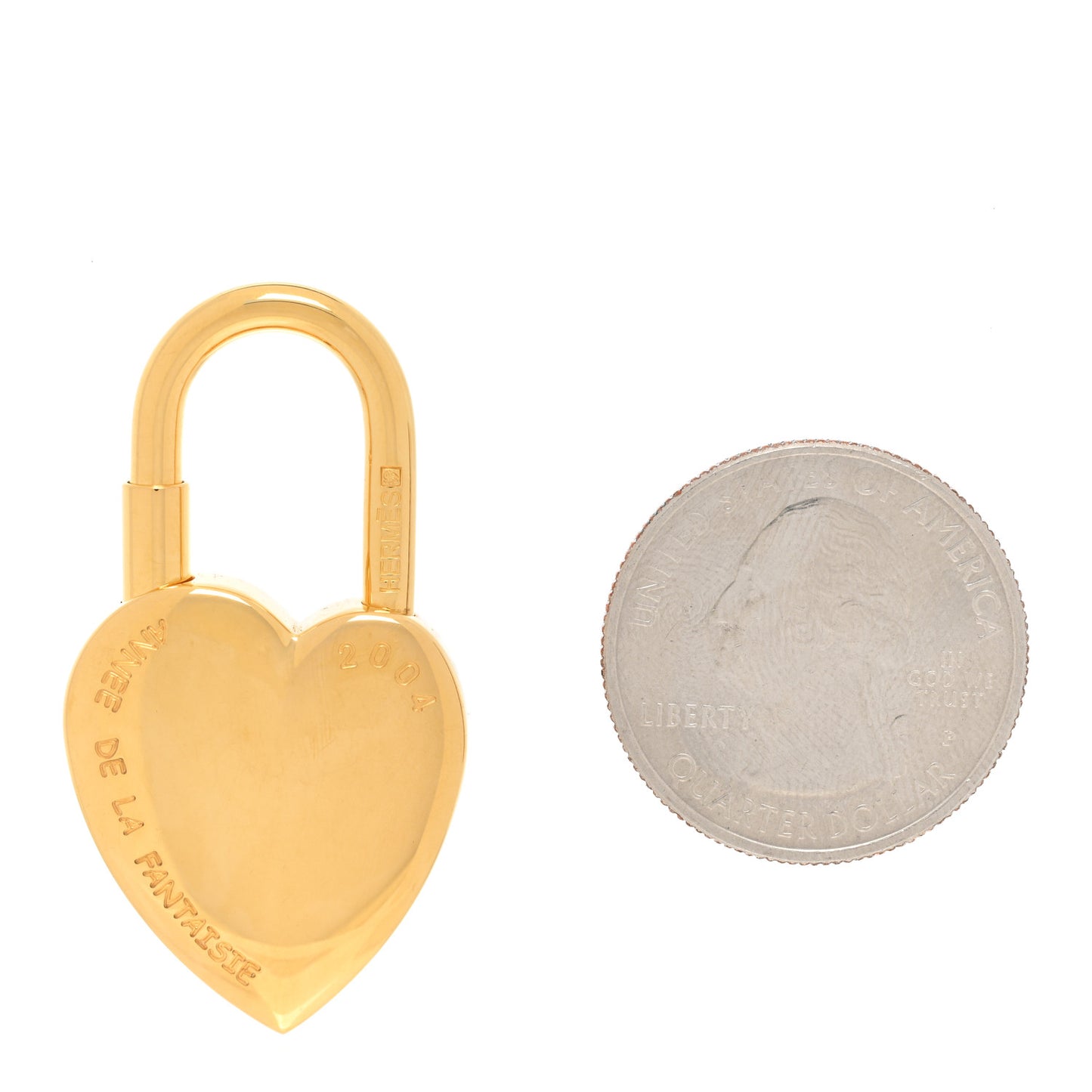 Annee De La Fantaisie Heart Cadena Lock Gold