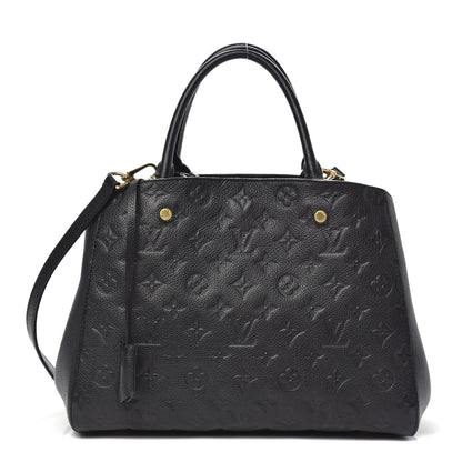 Louis Vuitton Empreinte Montaigne MM Black 1 of 15
