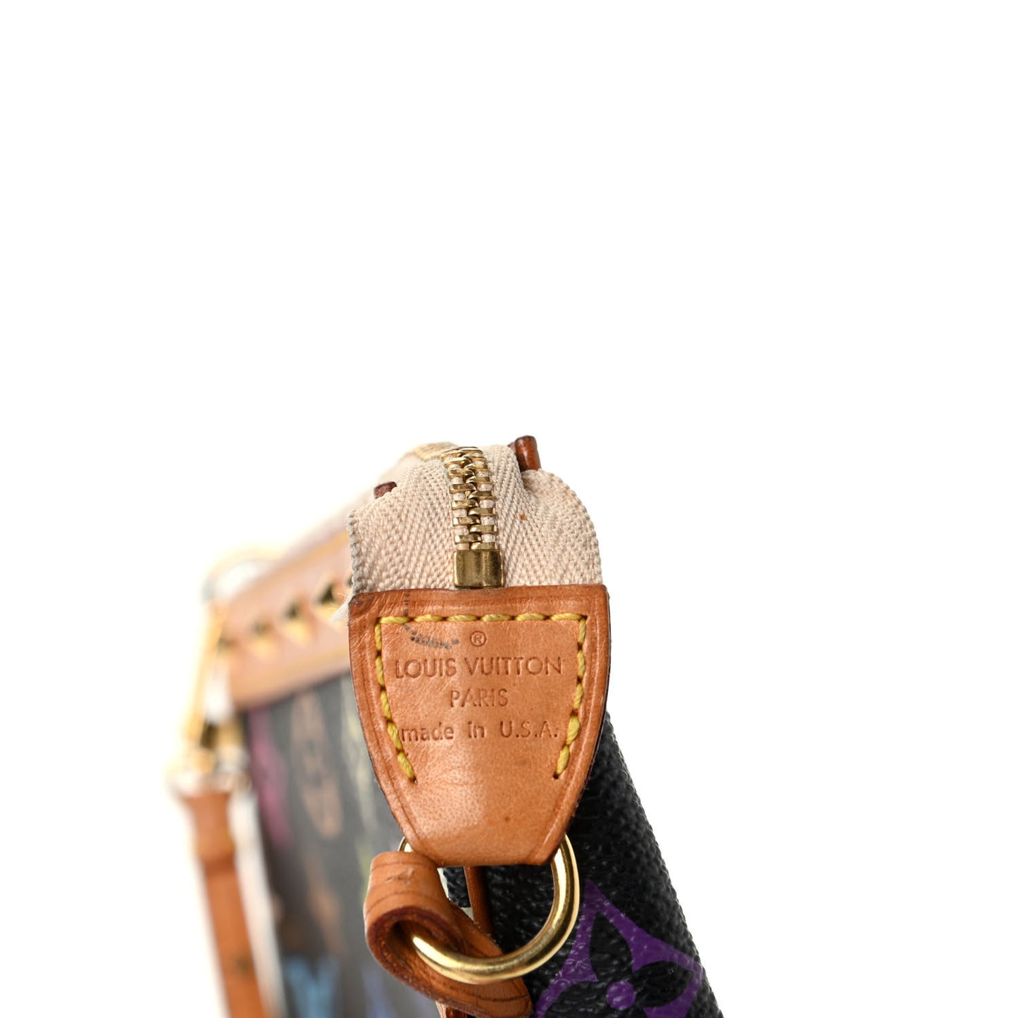 Monogram Multicolor Pochette Accessories Black