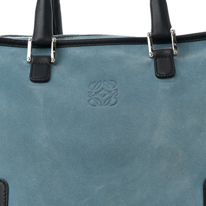 Loewe Suede Calfskin Amazona Blue Black 7 of 19