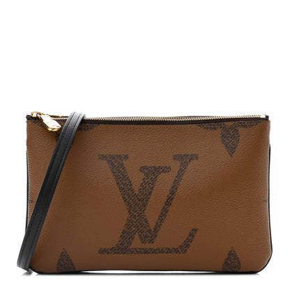 Louis Vuitton Reverse Monogram Giant Double Zip Pochette 1 of 9
