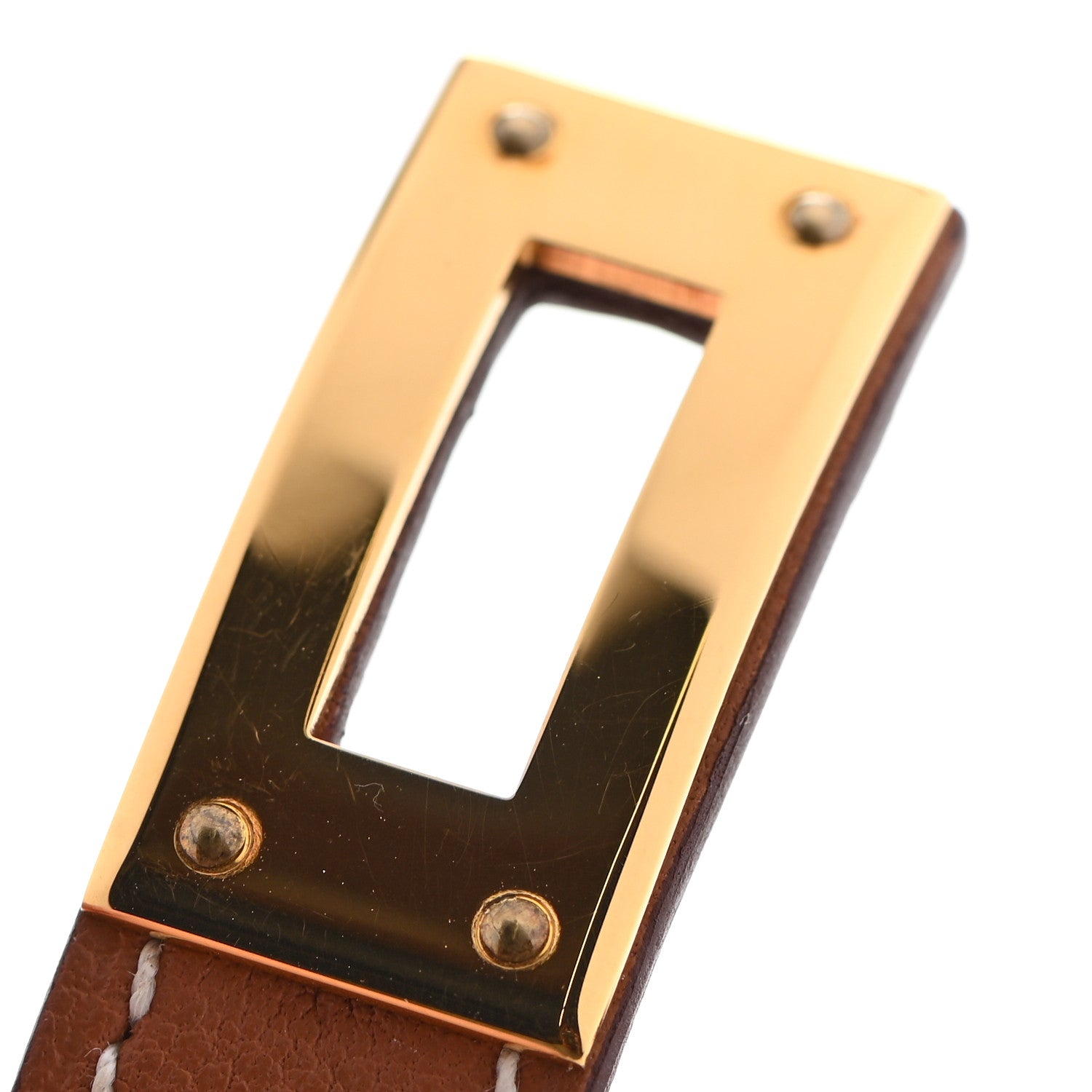 Hermes Swift Kelly Double Tour Bracelet T3 Gold 9 of 10