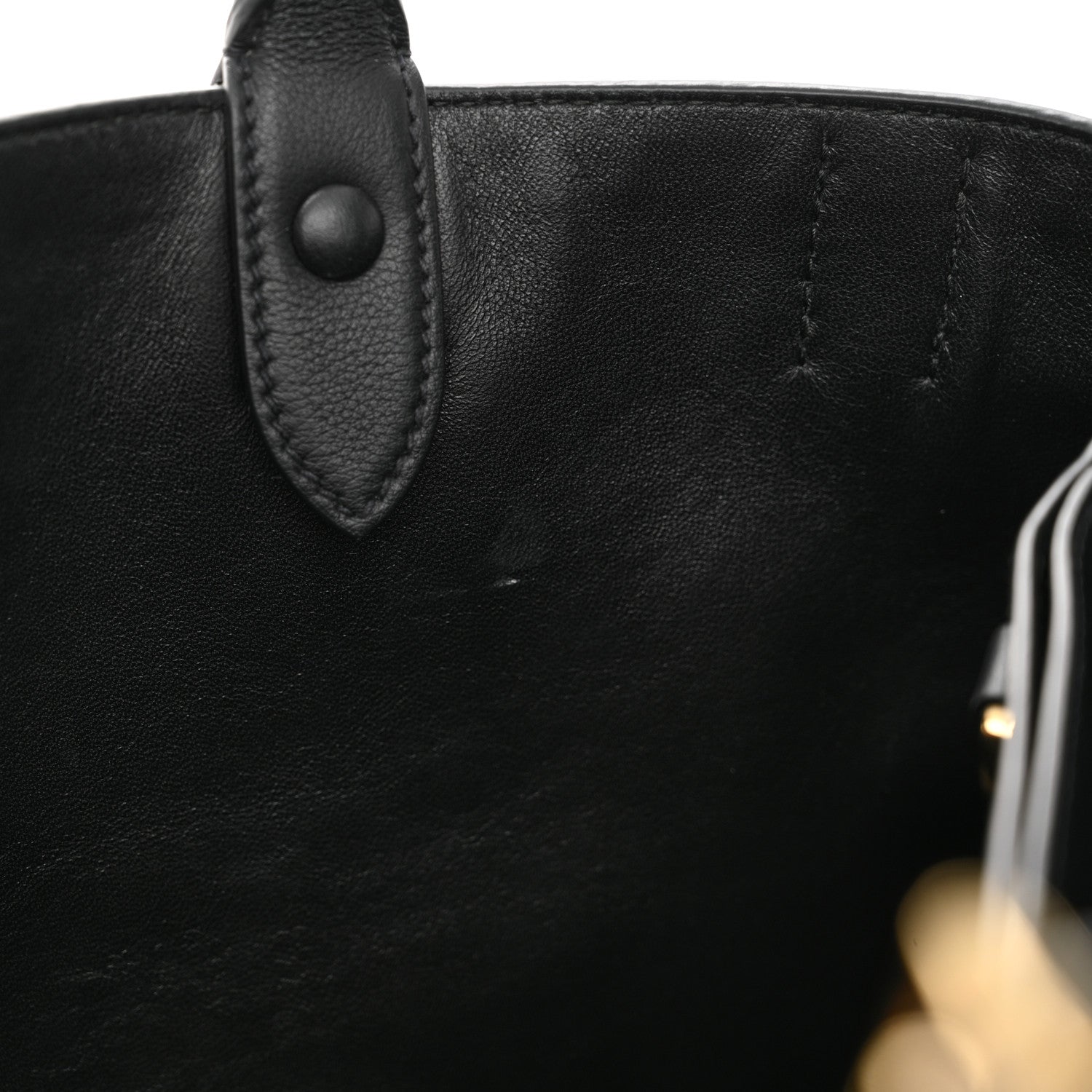Prada Vitello Daino Large Buckle Bag With Belt Black 10 of 10