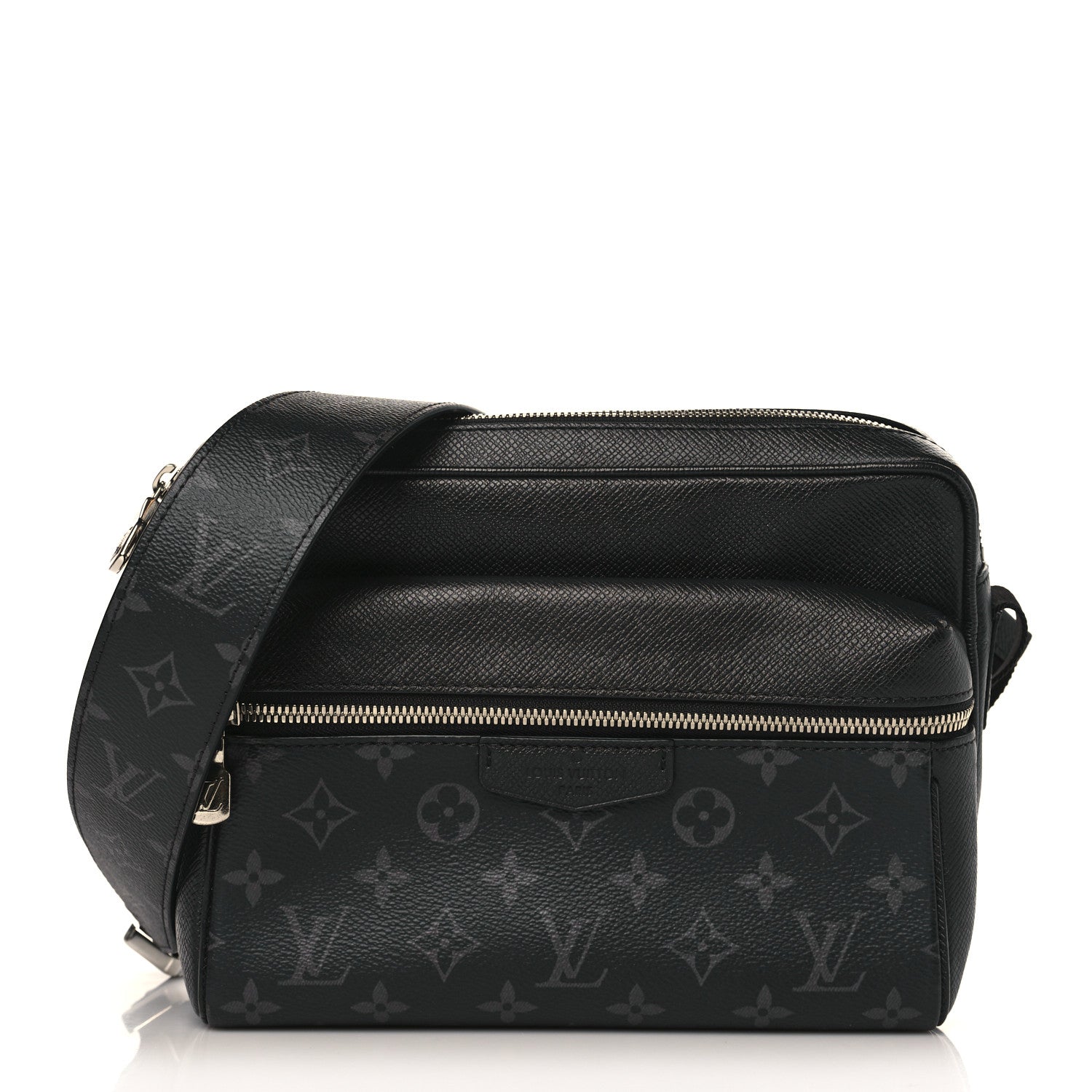 Louis Vuitton Taiga Monogram Eclipse Outdoor Messenger Black 1 of 8