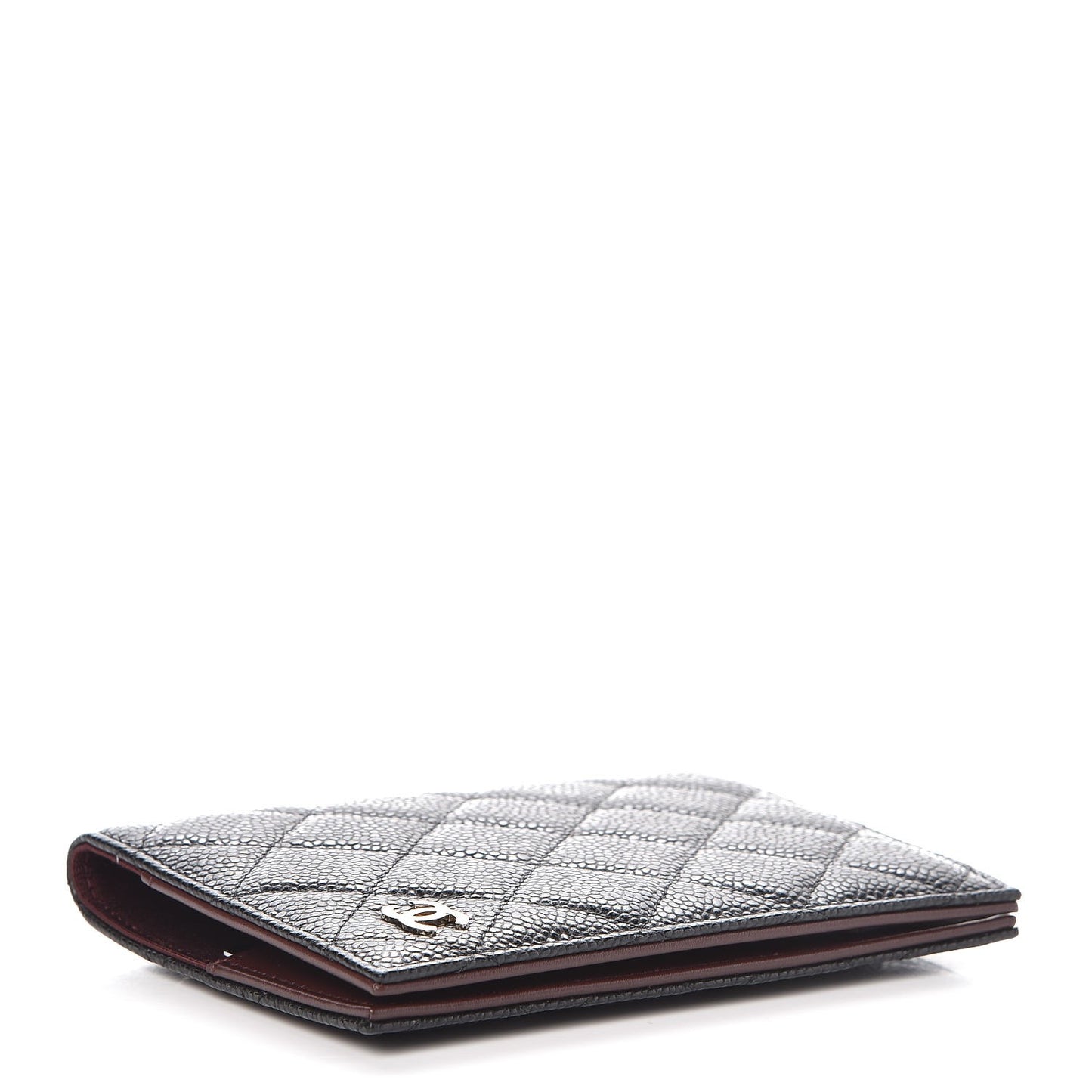 Caviar Quilted Passport Holder Black