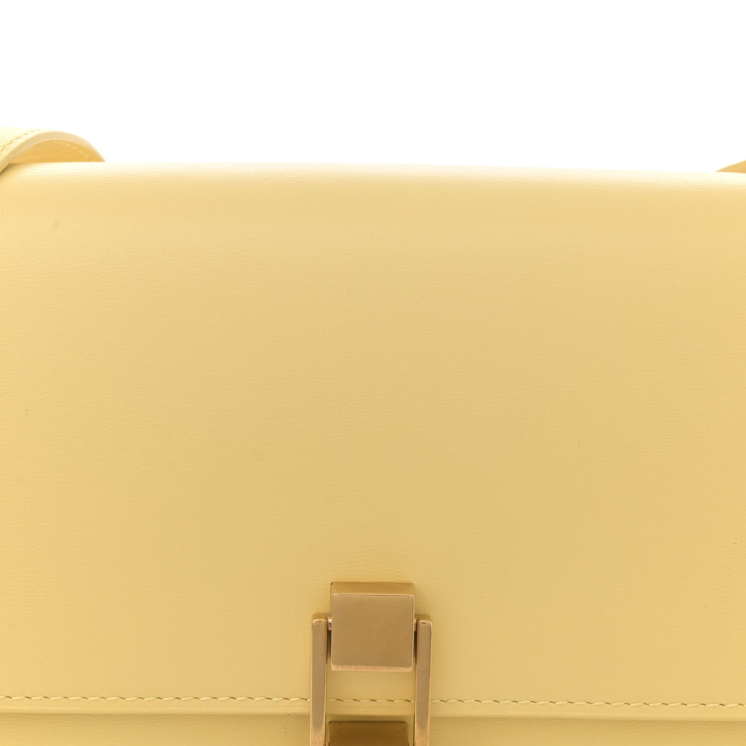 Saint Laurent Smooth Calfskin Carre Satchel Paille 8 of 13