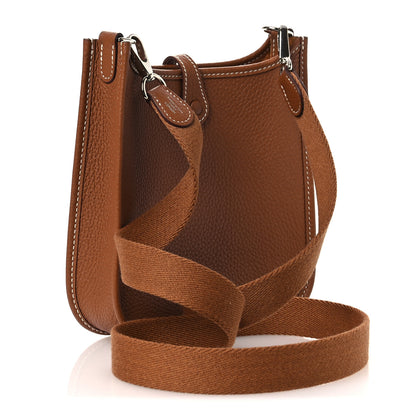 Hermes Taurillon Clemence Evelyne TPM Gold 3 of 11