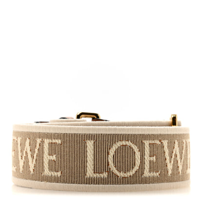 Loewe Calfskin Jacquard Anagram Strap Natural Tan 2 of 5
