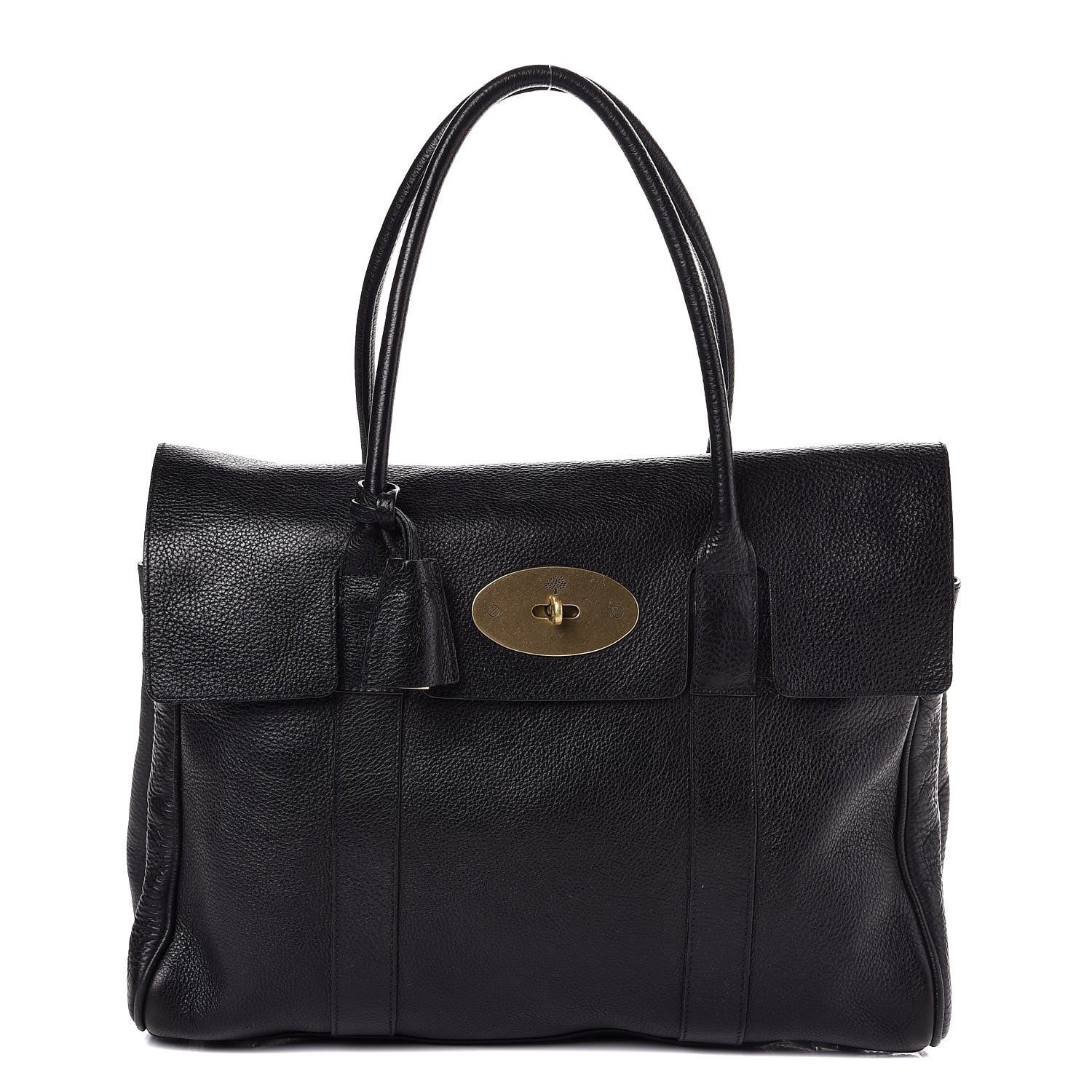 Mulberry Natural Vegetable Tanned Bayswater Black 1 of 7