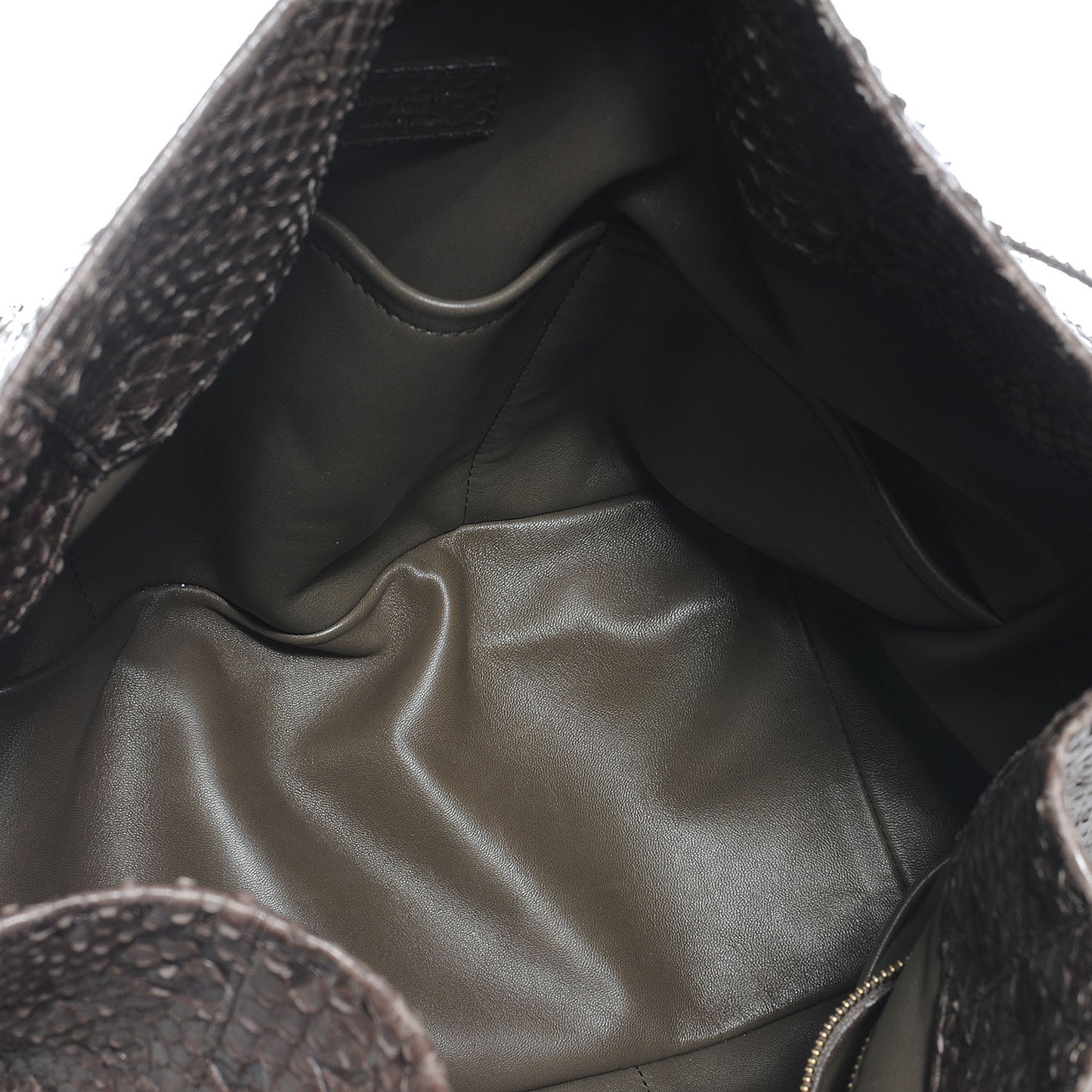 Python Embossed Monogram Artsy MM Gris