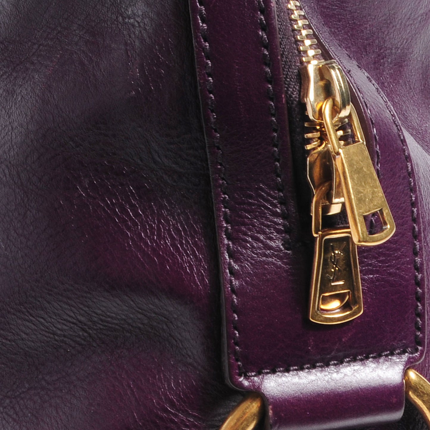Leather Oversized Muse Purple