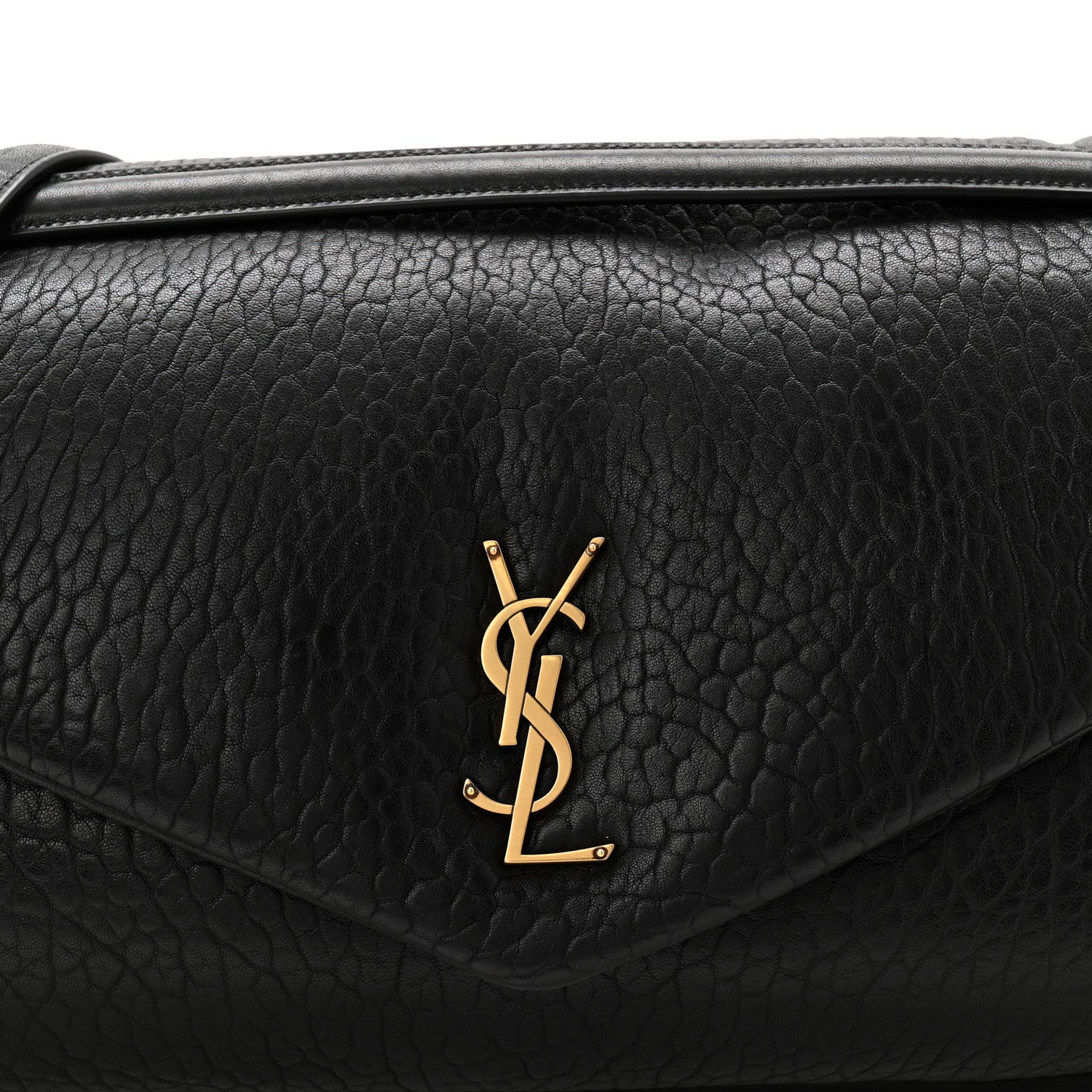 Saint Laurent Grained Lambskin Large Calypso Black 8 of 10
