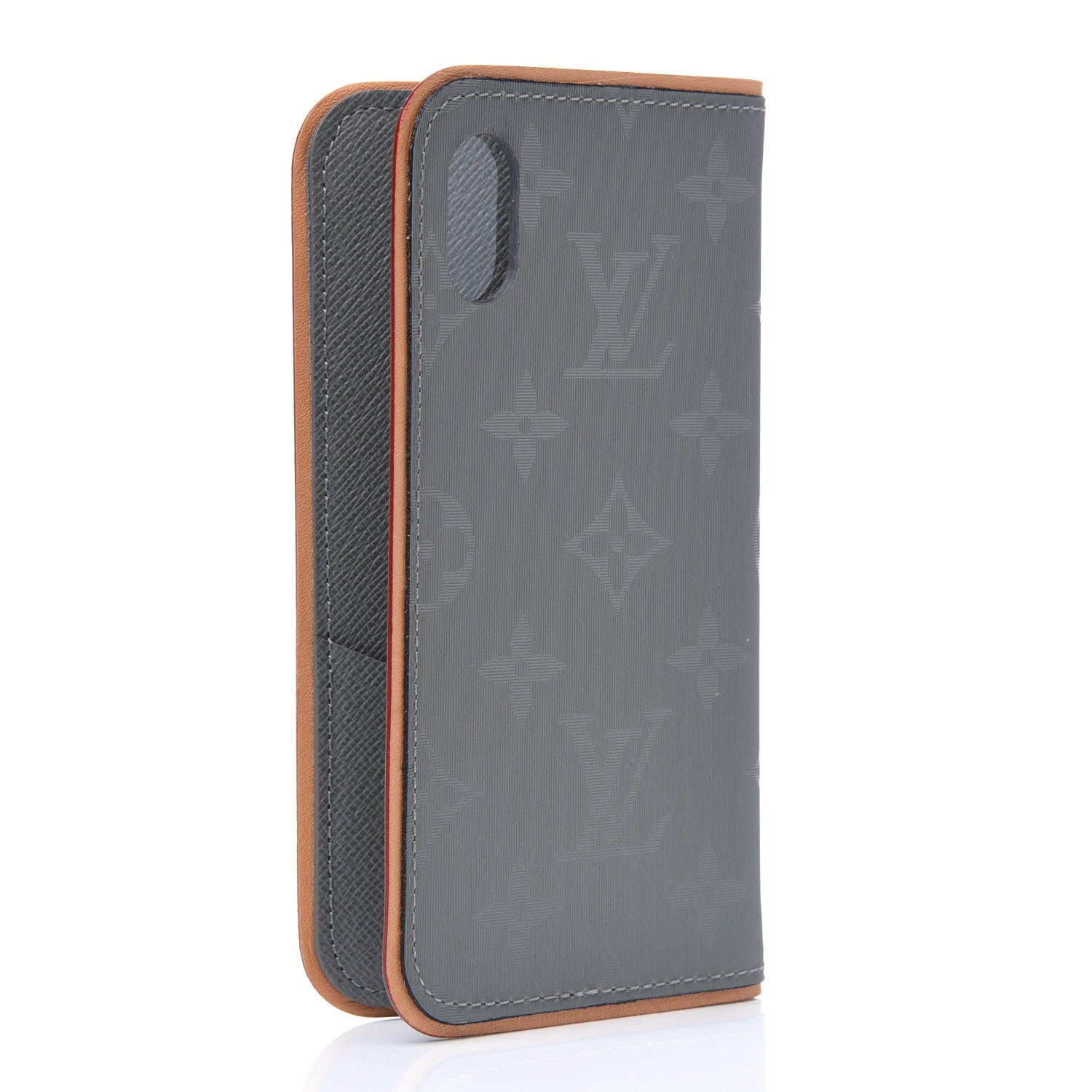 Louis Vuitton Monogram Titanium iPhone X Folio Case 3 of 7