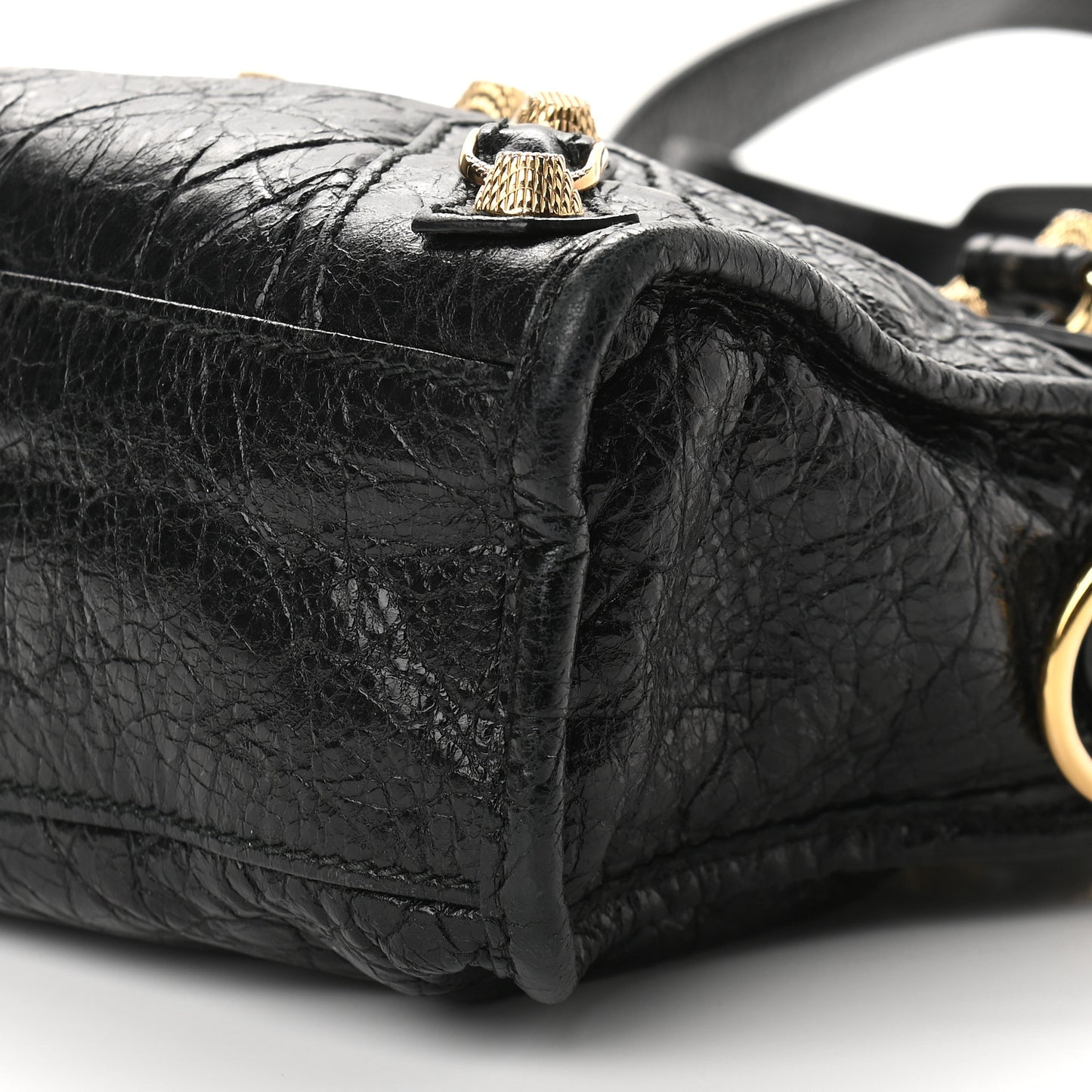 Agneau Giant 12 Gold Hardware Mini City Black
