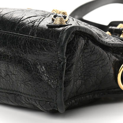 Balenciaga Agneau Giant 12 Gold Hardware Mini City Black 9 of 9