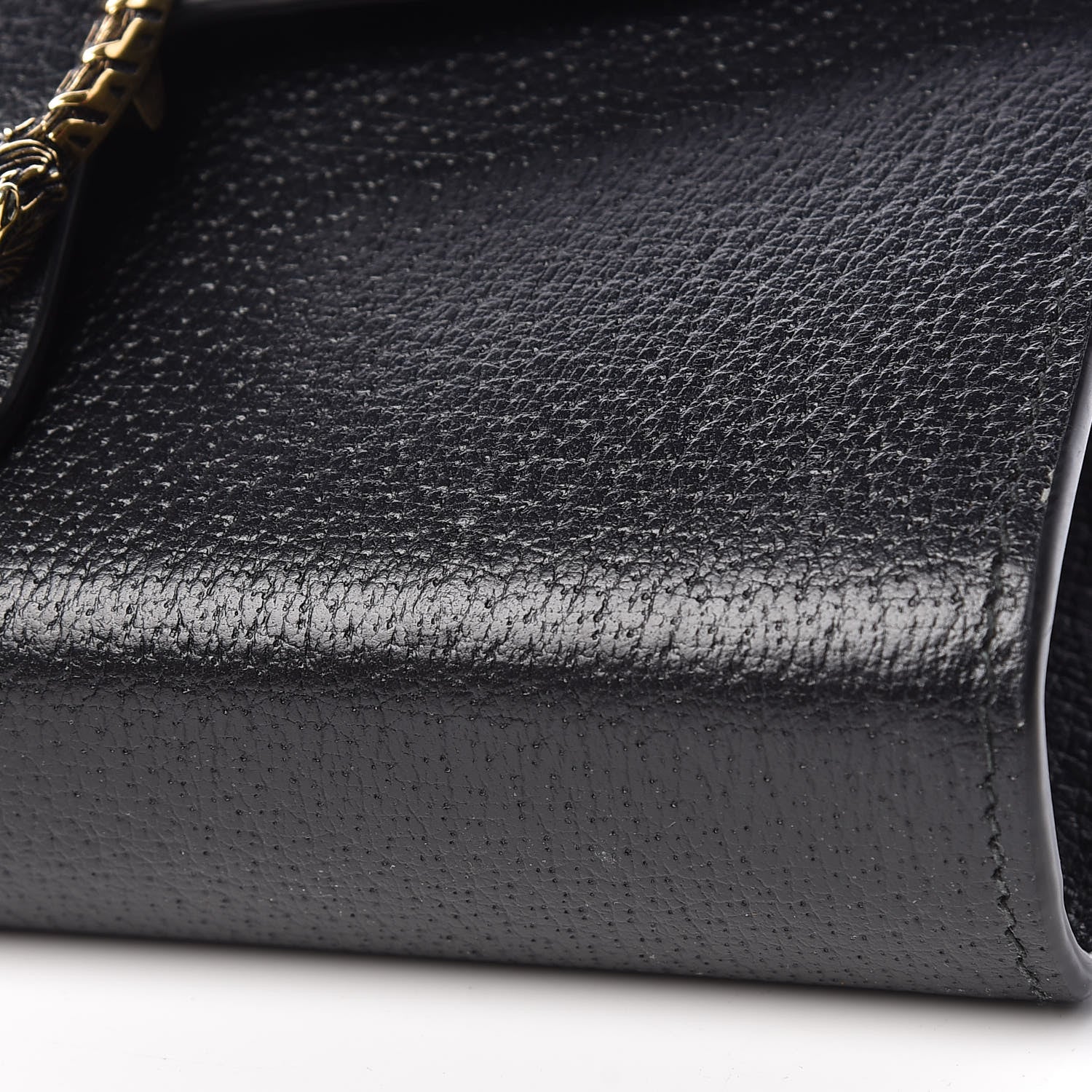 Gucci Calfskin Web Mini Dionysus Chain Wallet Black 10 of 10