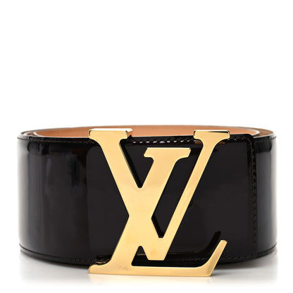 Louis Vuitton Patent LV Facettes Belt 85 34 Amarante 1 of 8