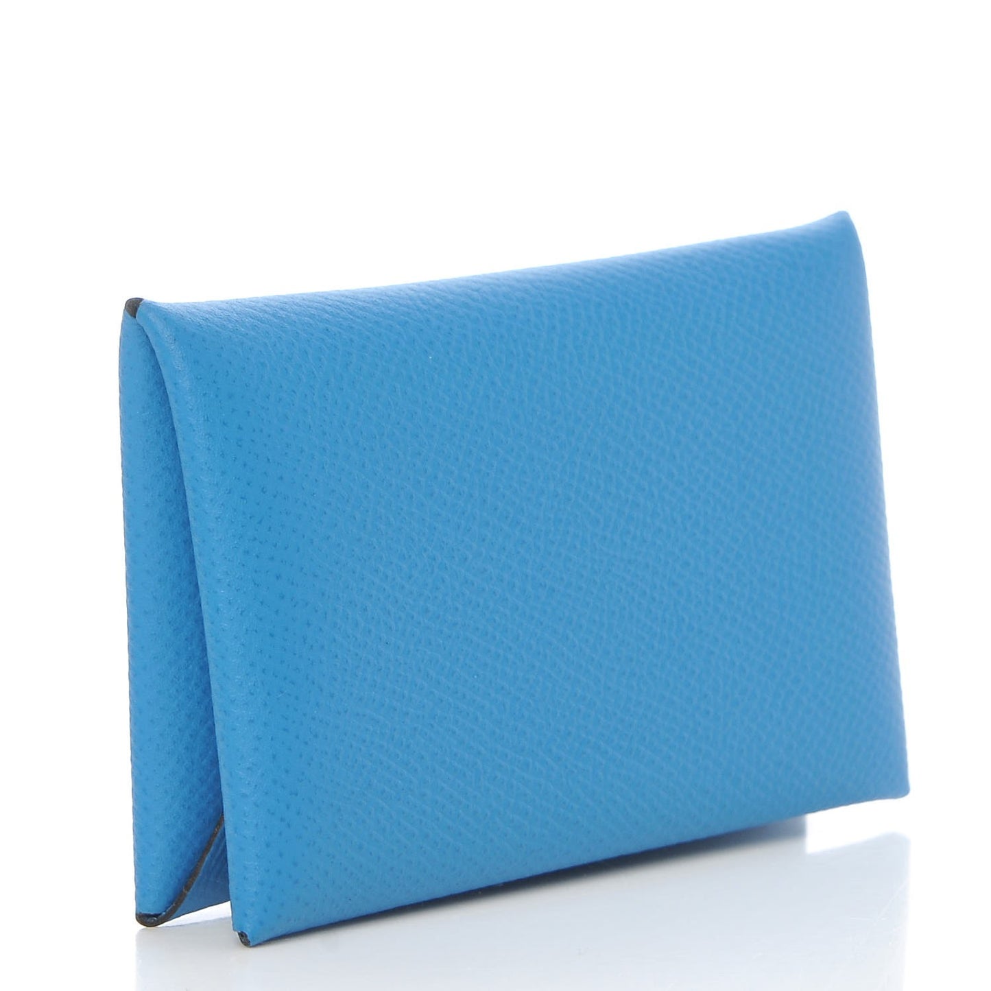 Epsom Calvi Card Case Bleu Zanzibar
