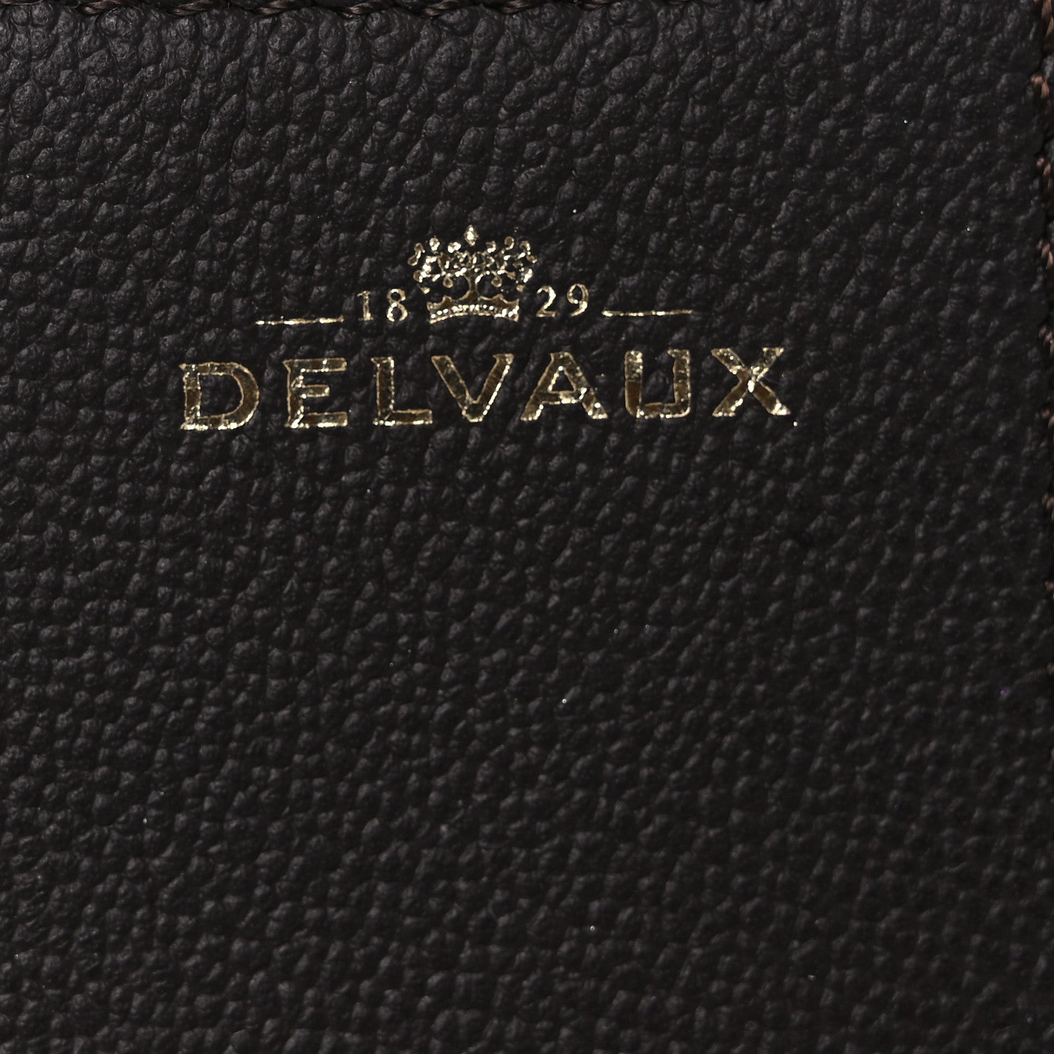 Delvaux Grained Calfskin Bi-Color Brillant Mini Satchel Black 7 of 13