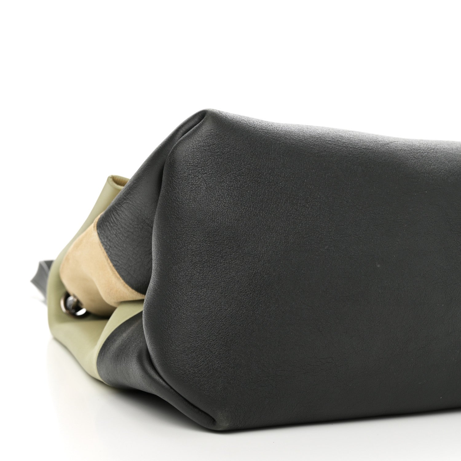 Celine Calfskin Suede All Soft Shoulder Bag Pistachio 8 of 9