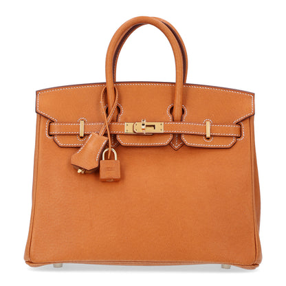 Hermes Peau Porc Birkin 25 Gold 1 of 10