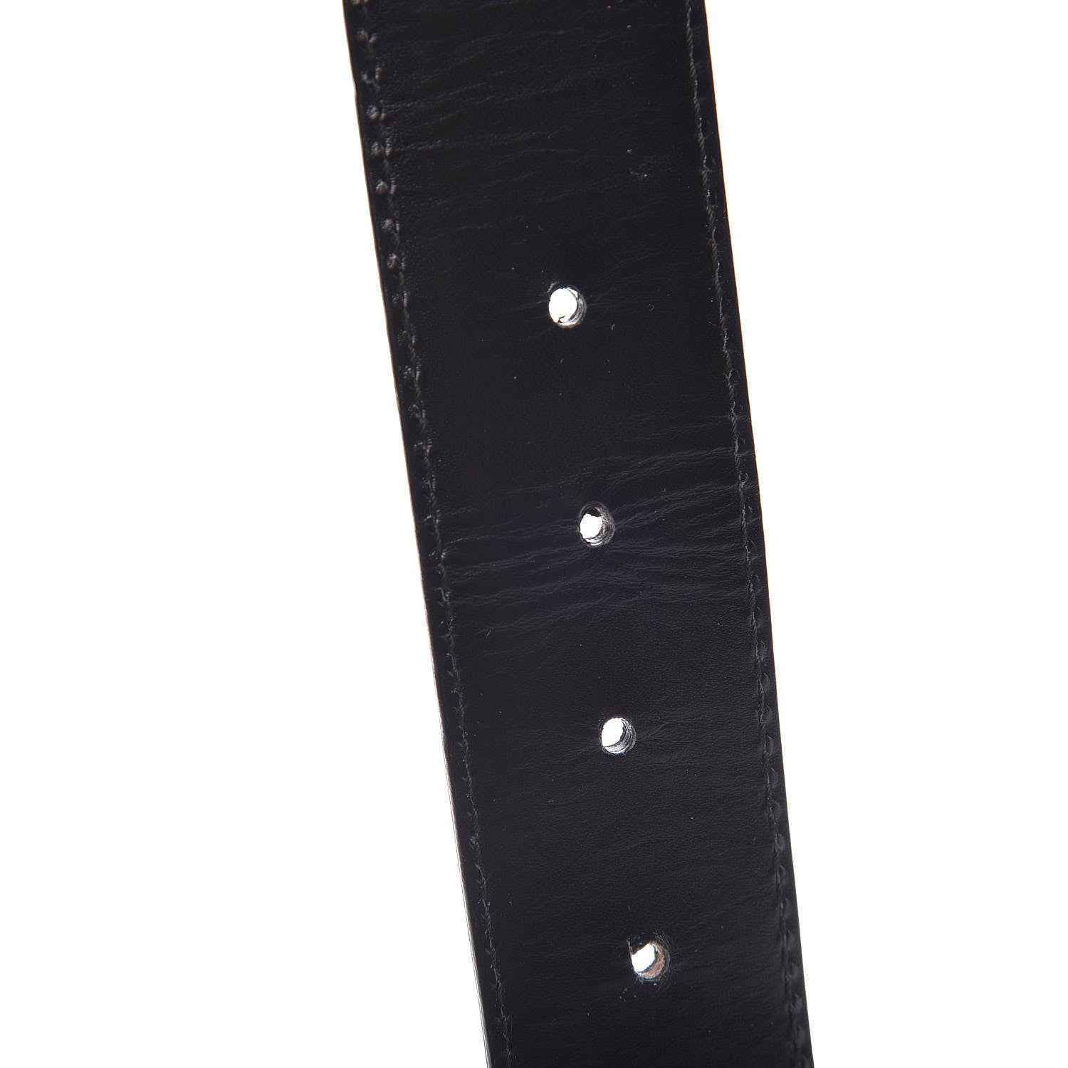 Gucci Guccissima Interlocking G Belt 90 36 Black 5 of 8