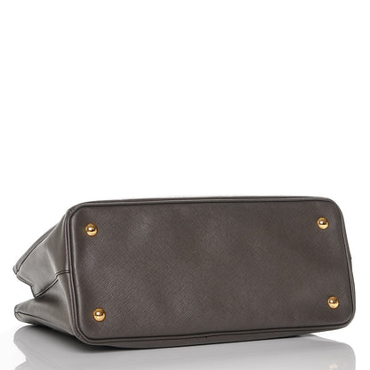 Prada Saffiano Lux Small Tote Grafite 4 of 7