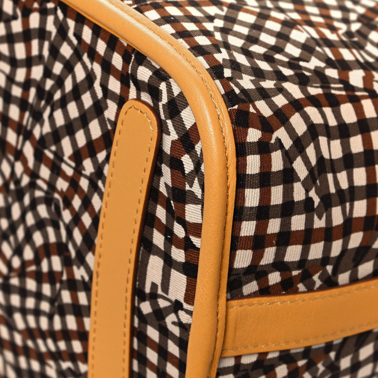 Visetos Medium Liz Reversible Shopper Tote Cognac Yellow