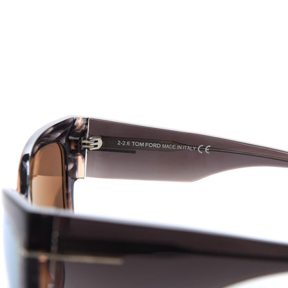 Tom Ford Acetate Anoushka Cat Eye Sunglasses TF371 Melange Grey Peach 5 of 8